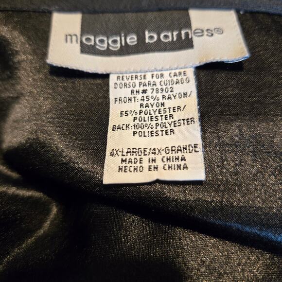 Maggy Barns 4X Tan Patch Work Women's Quality Vest Plus Size 4XL 30W 32W - Picture 3 of 6
